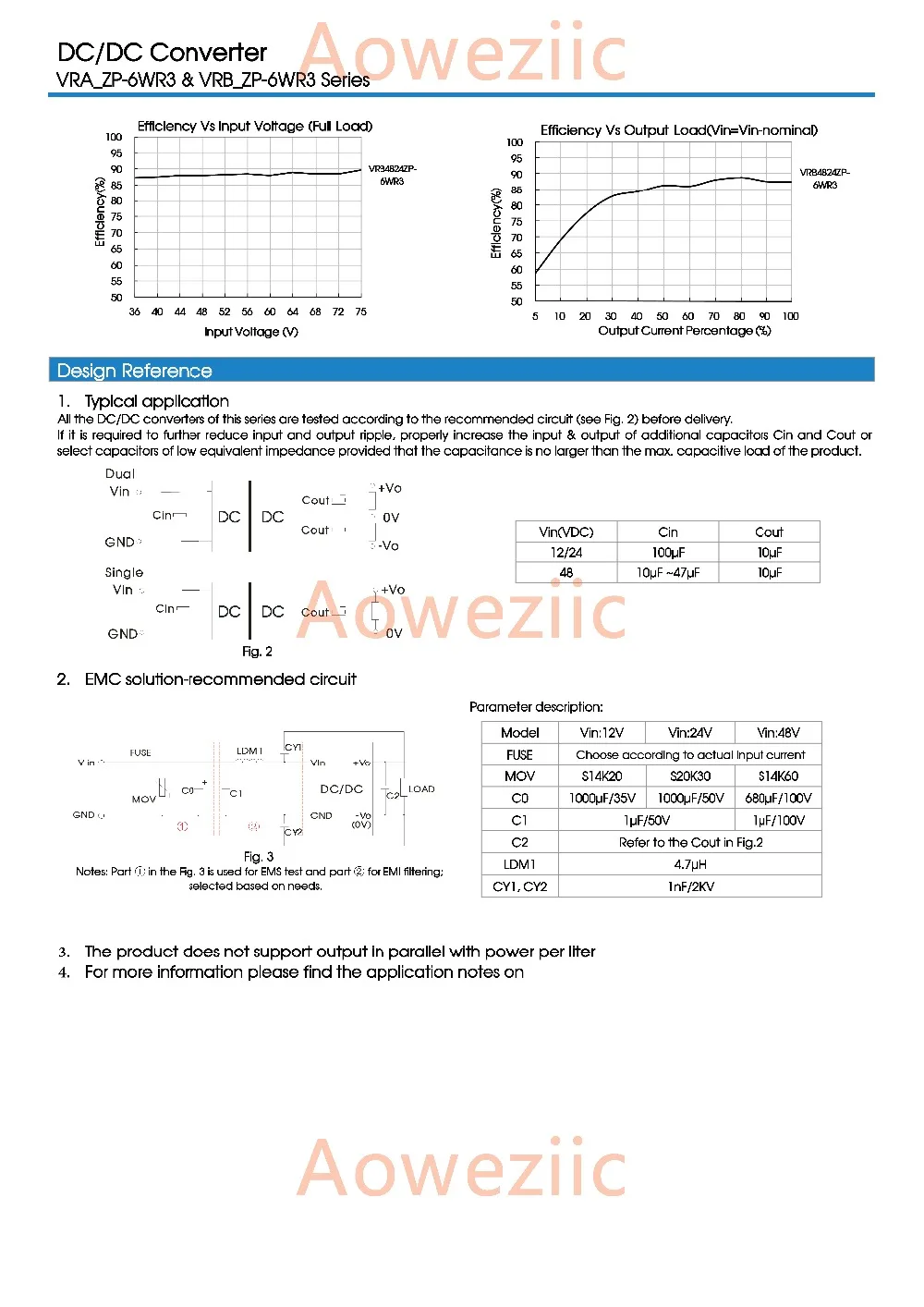 Aoweziic VRB1205ZP-6WR3 VRB1205 новый оригинальный DIP-вход: 9-18 в выход: 5 В 1 2 А Φ кВ изоляция