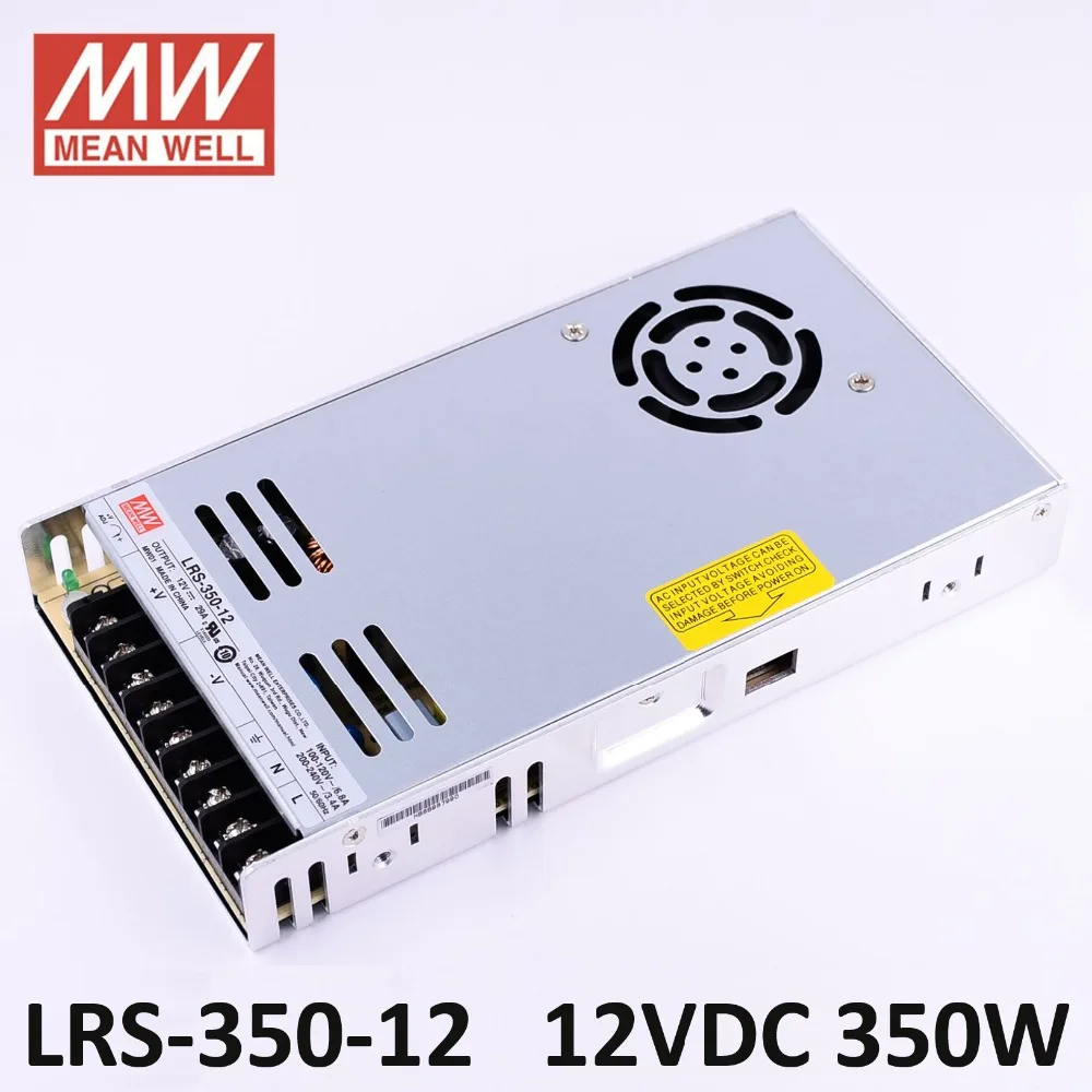 Прямая продажа с завода импульсный источник питания Meanwell LRS-350 12 В 24 36 48 350 Вт