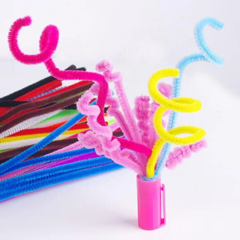 100 шт. красочные синель DIY витой Stick творческий ручной работы ремесла плюшевые бар