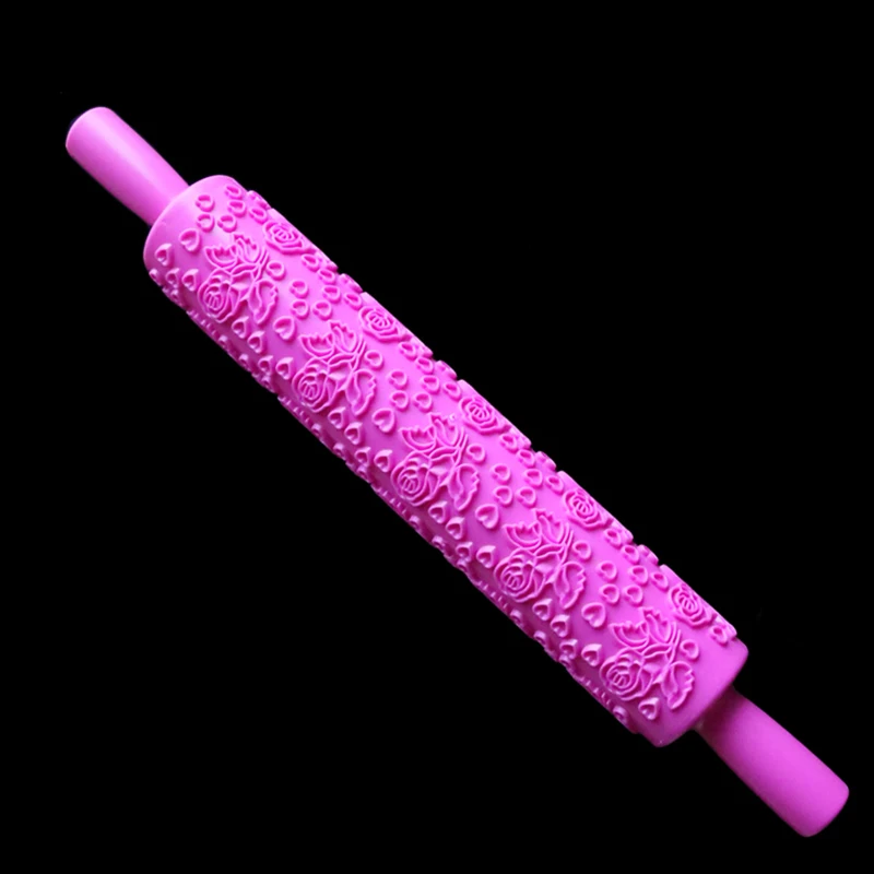 1 шт. Скалка Для маргариток различные узоры инструменты для выпечки рельефная