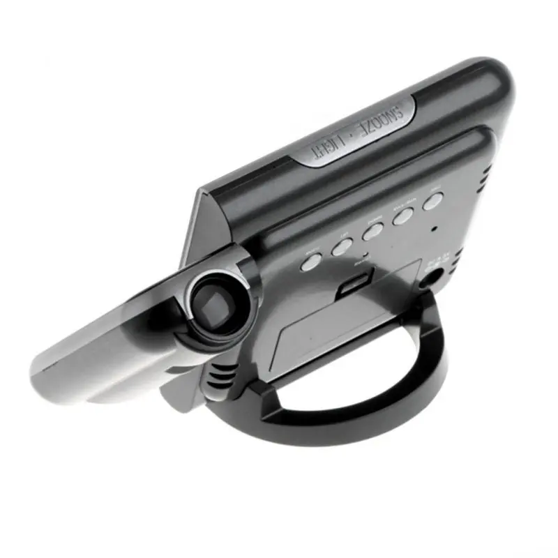 Доставка от США цифровой ЖК дисплей темп влажности проектор часы LED светящийся