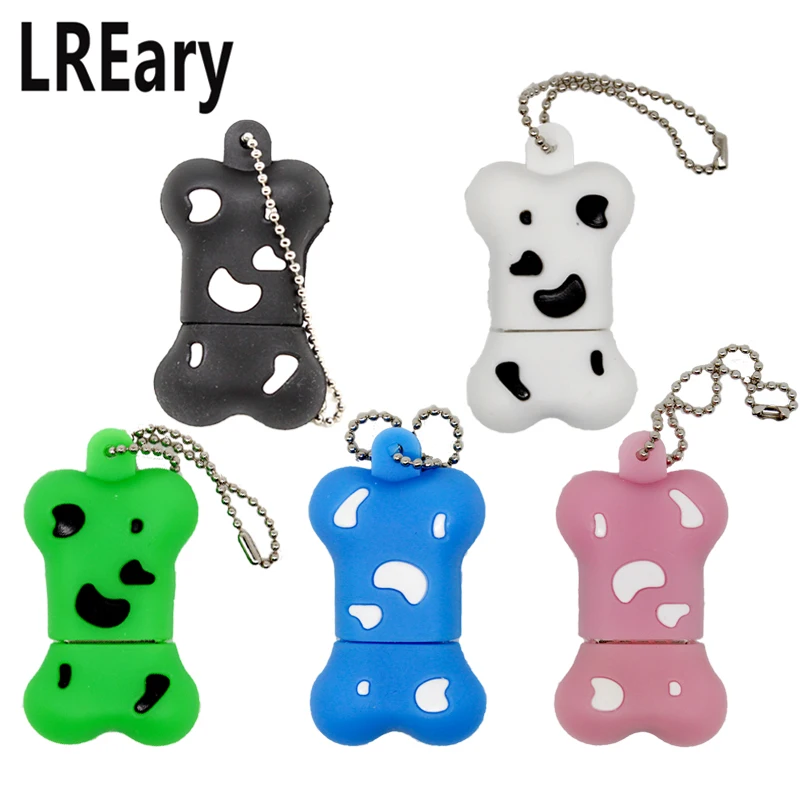 Мини милые животные собака кости карту флэш-памяти с интерфейсом usb Флеш