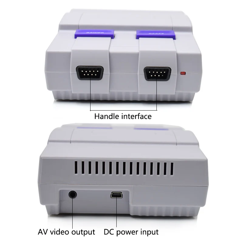 ТВ Видео игровая консоль портативная для Nes классических игр встроенные 400 различных PAL & NTSC двойной