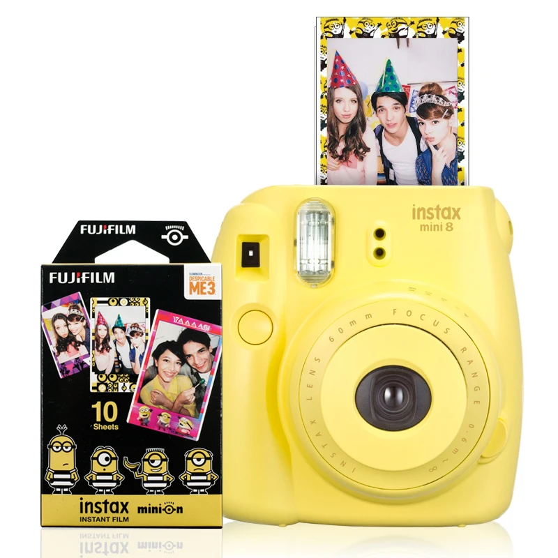 Fujifilm Instax Mini Minion DM3 Instant 50 пленка для Fuji 7s 8 + 9 25 50s 70 90 300 SP 1 2 принтера|instax mini|fujifilm instax