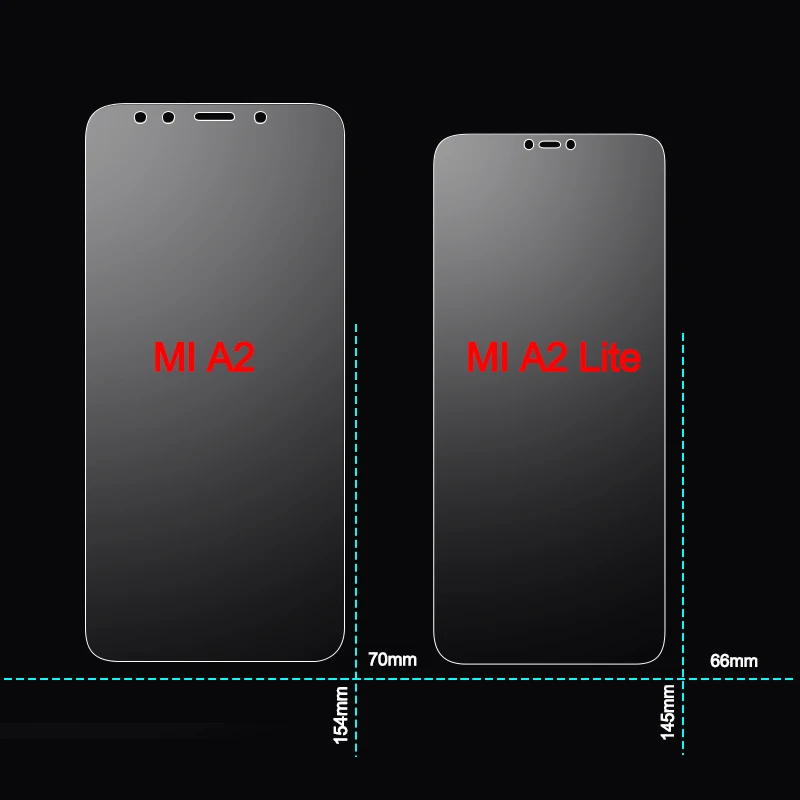 2 шт. Защитное стекло для Xiaomi Mi A2 стекло на Xiaomi Mi A2 Lite Защитное стекло для Xiaomi Mi A2 светильник защита экрана