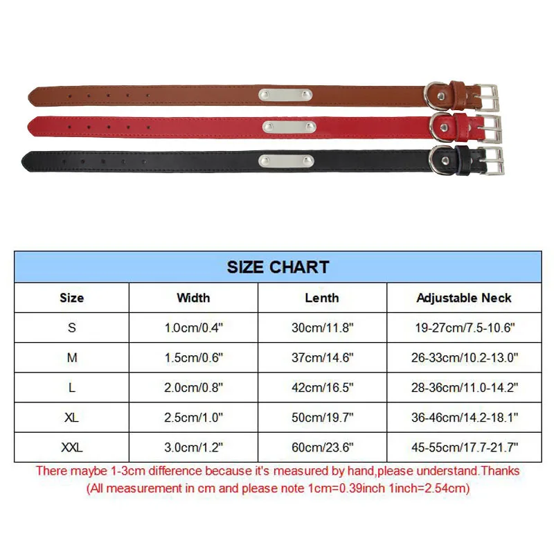 Pawstrip S-2XL кожаный ошейник для собак, персонализированные ошейники для ID питомца, индивидуальный кожаный ошейник для собак, выгравированный свинцом ошейник для собак