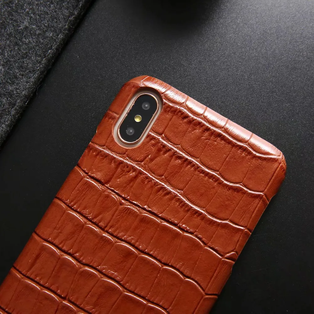 100 шт. чехлы из натуральной кожи для телефонов iphone xs max xr 7 8 PLUS чехол XR 3D