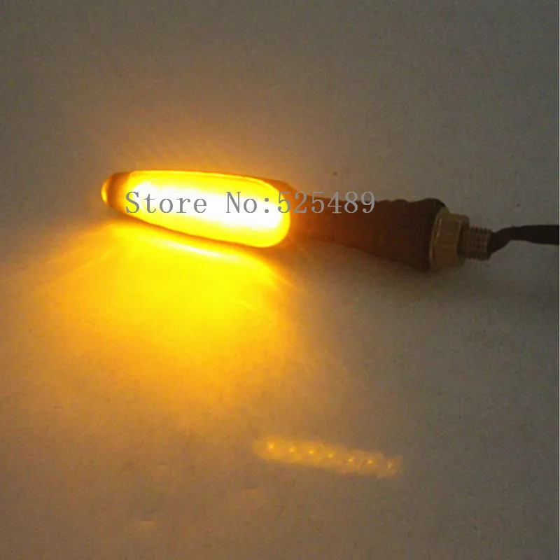 Мотоцикл LED поворотов Индикаторы Янтарный лампа для Honda CB CBR Yamaha R1 R6 FZ1 FZ6 FZ8 Suzuki GSXR