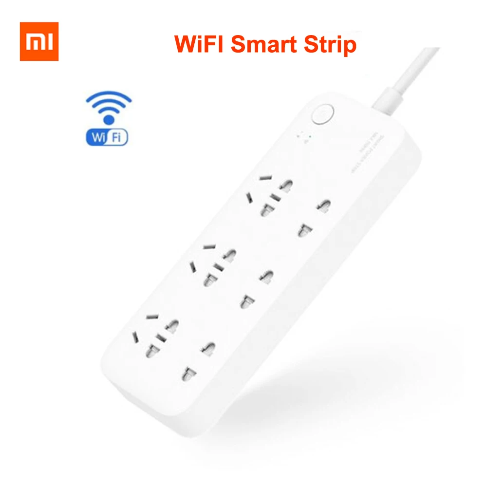 Xiaomi Mi умный дом, электрическая розетка, Wi-Fi приложение, беспроводной пульт дистанционного управления, 3/5 портов, 3 usb-розетки