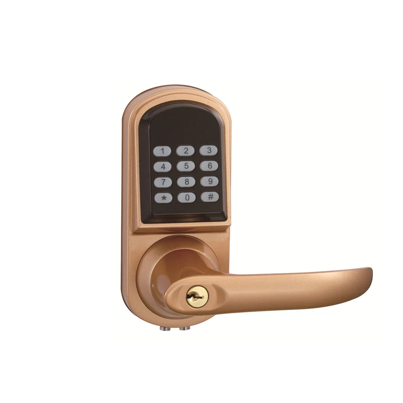 CYPATLIC электронный Bluetooth Cadeado Smart Pin код цифровой дверной замок без ключа Пароль замок для гостиницы и квартиры - Цвет: Golden