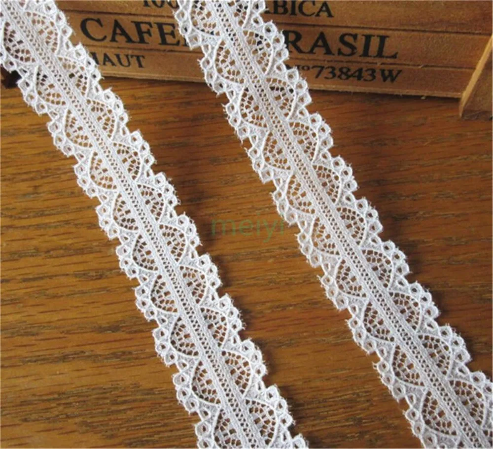 10 Meter 25mm Off White Soft Nylon Lace Edge Trim Ribbon Fabric Embroidered Applique Sewing Craft Crochet Wedding Dress Clothes | Дом и сад