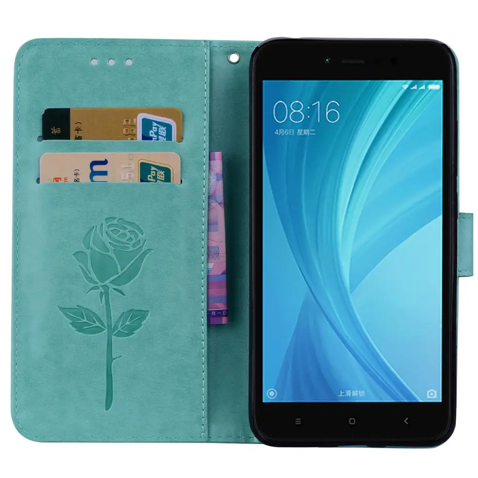 Кожаный чехол книжка WoodLysi для Xiaomi Redmi 3s Note 5A (32/64 ГБ) 4X Pro Бумажник телефона