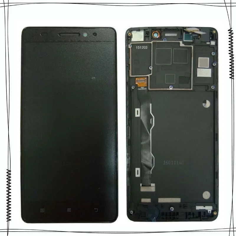 ЖК дисплей 5 дюйма для Lenovo K50 T5 K3 Note с сенсорным экраном и дигитайзером в сборе