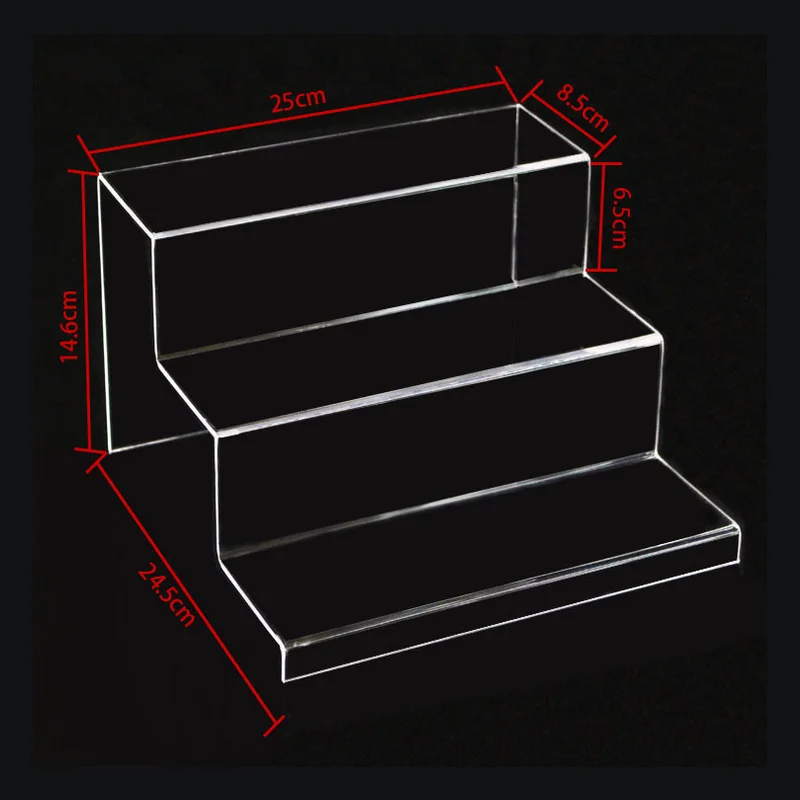 Акриловая 3-слойная полка для хранения солнцезащитных очков прозрачный кошелек