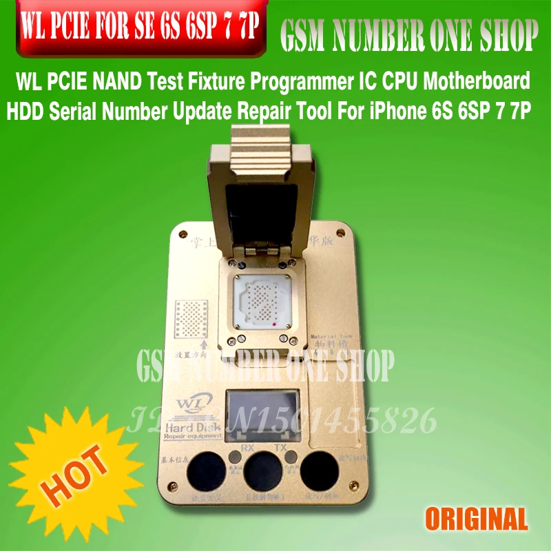 DHL к WL PCIE NAND Flash ic чип для iphone SE 6s 6sp 7 7P 8G 8P X PRO ard диск тест ремонт инструмент