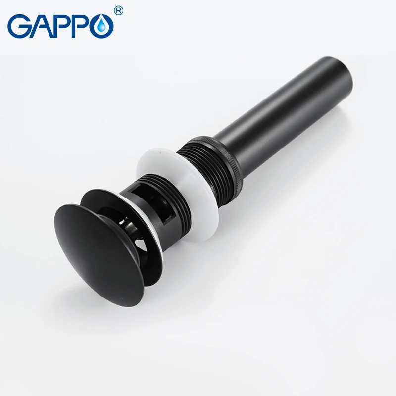 Смеситель для раковины GAPPO черный кран ванной комнаты крепление на