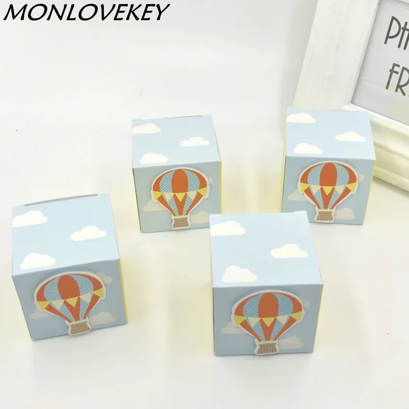 100 шт. воздушные шары Стиль Baby Shower квадратной формы коробки для шоколада и
