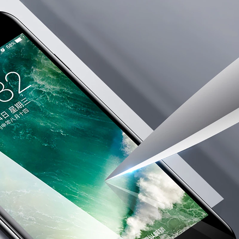 9D стекло на iPhone 8 7 Plus защита экрана Защитное для 6 XS Max X XR 6S защита|Защитные стёкла и