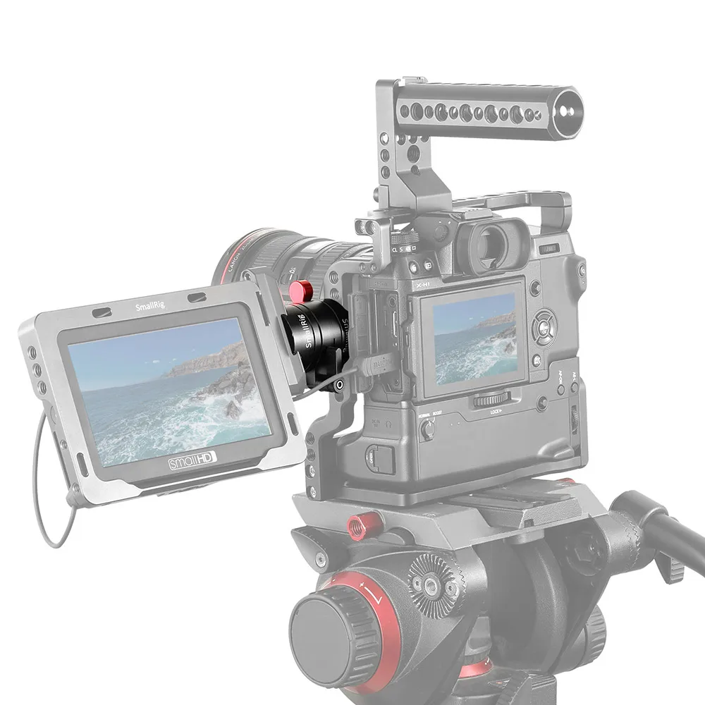 SmallRig EVF крепление для универсальной цифровой зеркальной камеры вращающееся крепление для монитора камеры с зажимом Nato для фиксации монитора с камерой-2141
