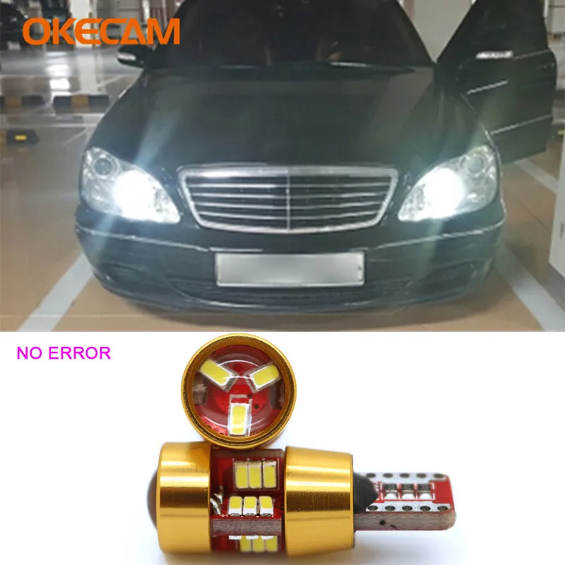 2x T10 W5W Canbus Светодиодная лампа для Mercedes Benz W203 W211 W204 W124 W210 AMG W202 W220 W222 W164 W205 W219 X204|light for
