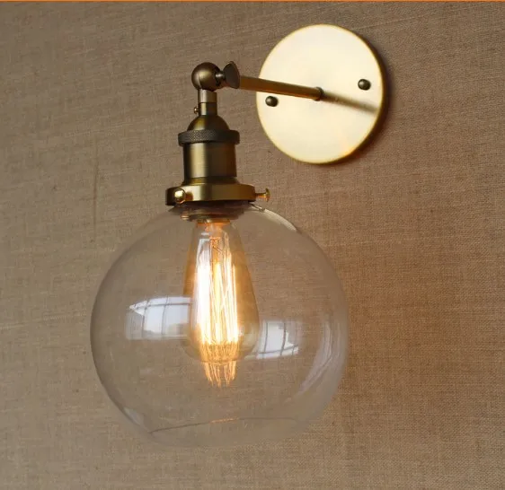 Настенный винтажный настенный светильник 60 Вт из латуни|vintage wall light|wall lightedison sconce |