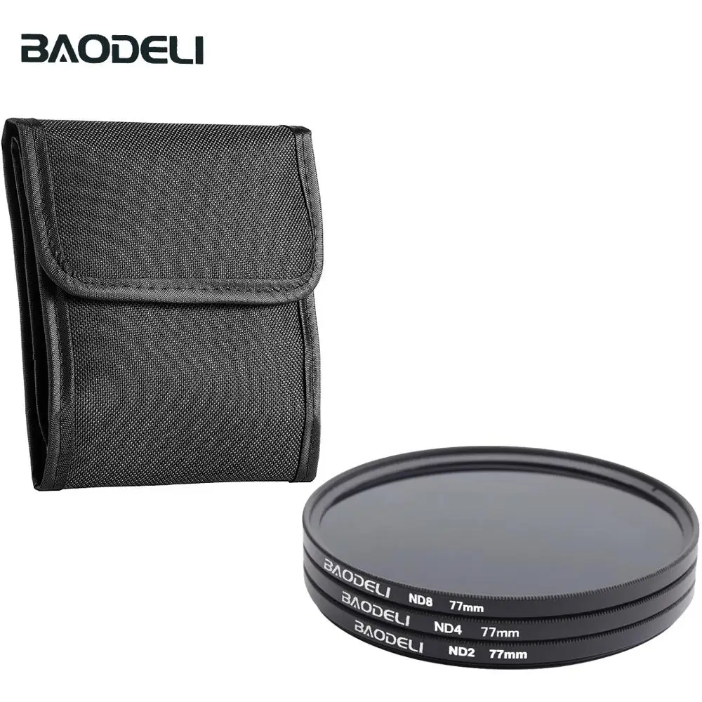 Фильтр для объектива BAODELI Dslr Mrc Filtro набор фильтров объективов Concept Nd 2 4 8 49 52 55 58 62 67 72