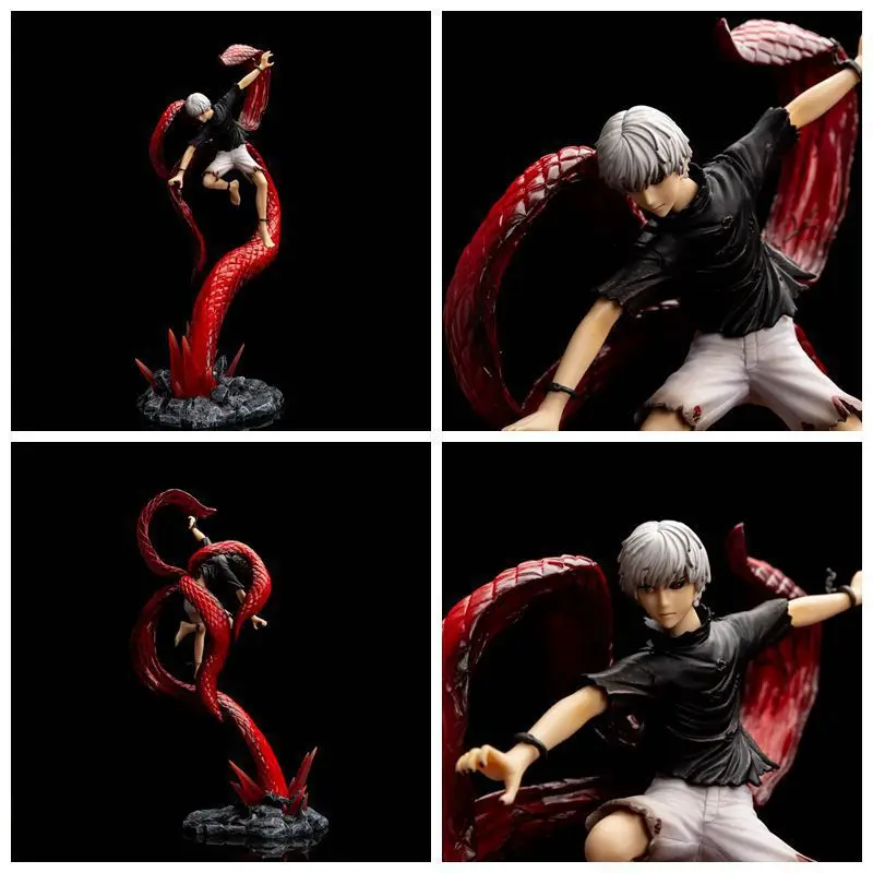 43 см Tokyo Ghoul Kaneki Ken Battle Ver фигурка куклы игрушки ПВХ Коллекционная модель аниме
