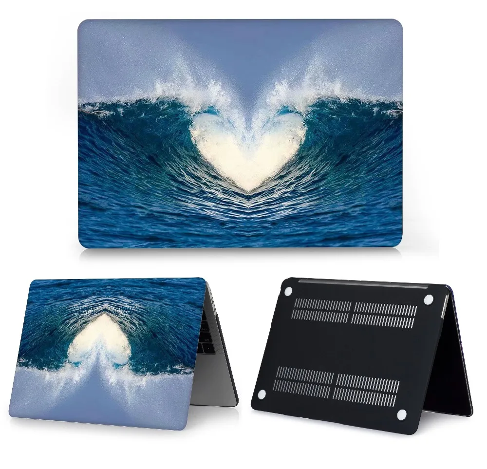 Несколько фотографий чехол для ноутбука apple Macbook Air Pro retina 11 12 13 15, чехол для MAC New Air 13 Pro 13 15 дюймов Touch Bar ID