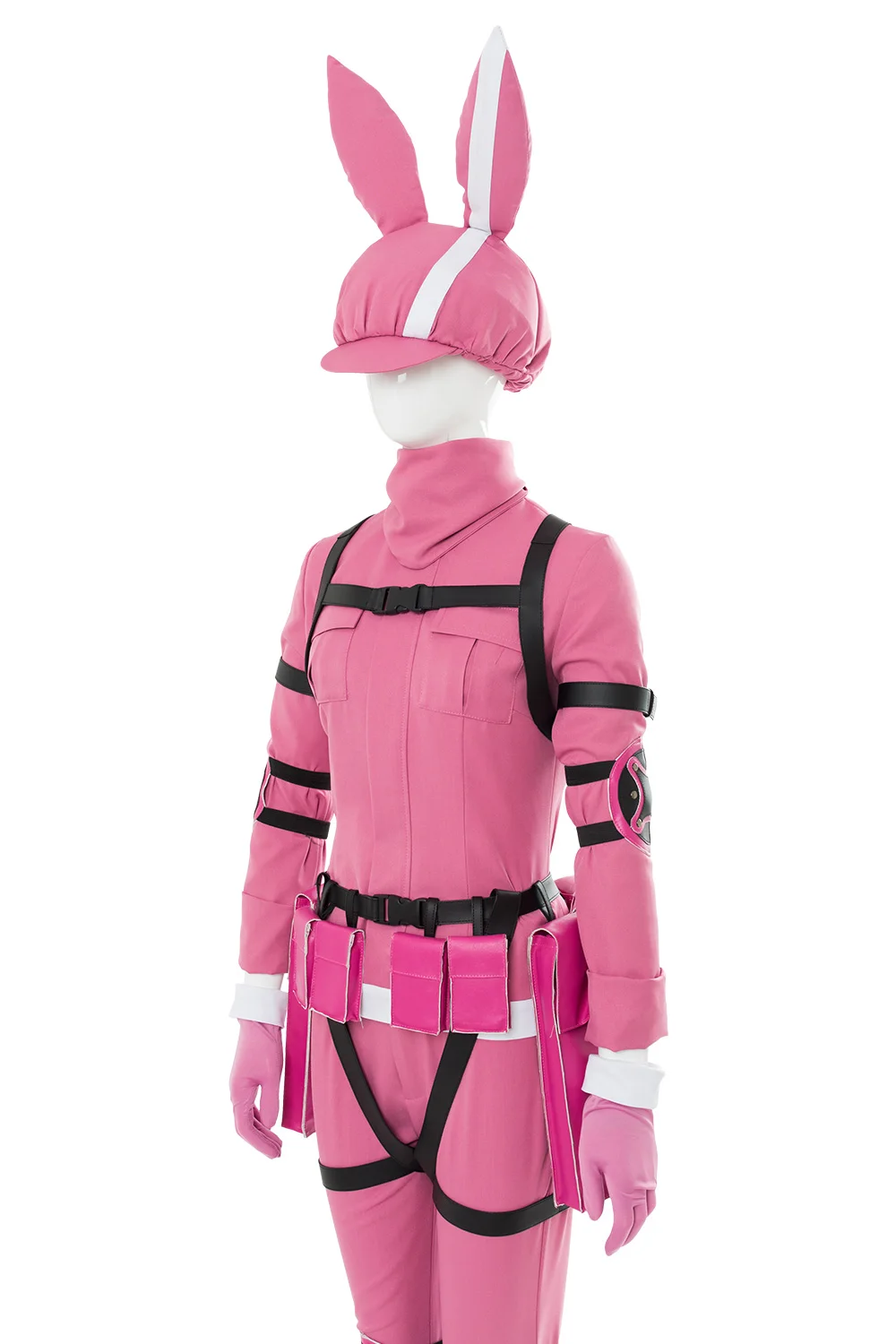 

Kohiruimaki Karen Sword Art Online Alternative Cosplay -Gun Gale Online LLENN Kohiruimaki Karen Cosplay Costume Pink Outfit Set