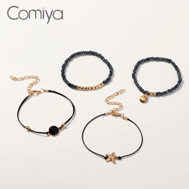 Comiya цинковые технические наборы для женщин ракушки Seastar Подвески корейский