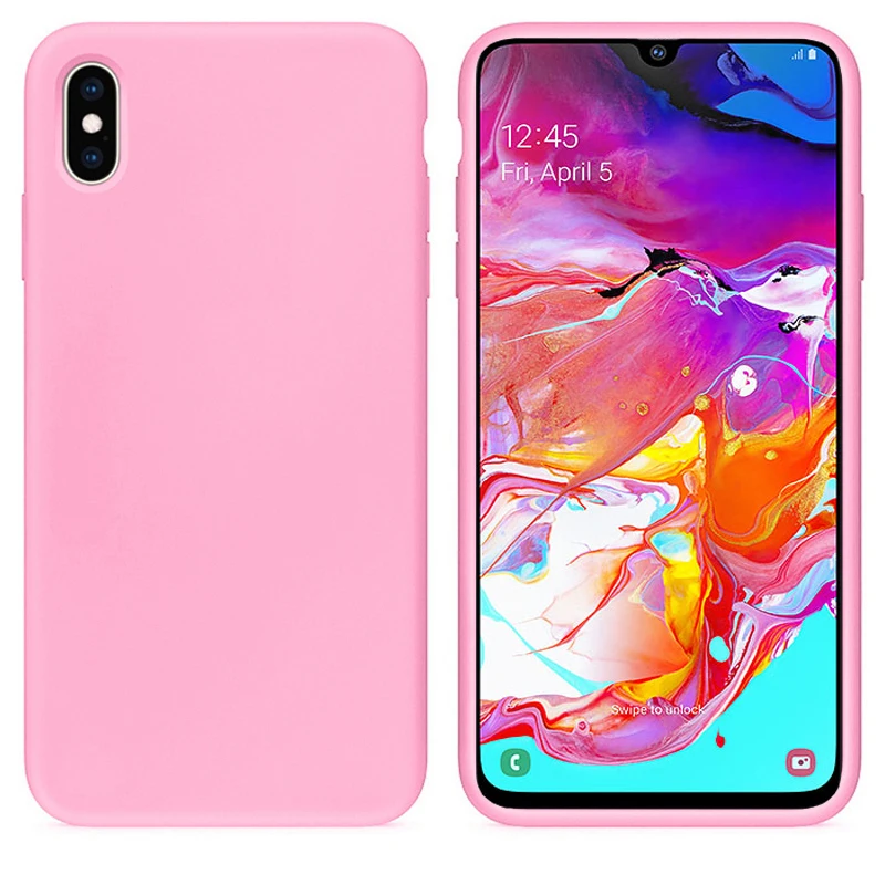 Мягкий чехол из ТПУ для Samsung Galaxy Note 8 9 5 A7 A6 A8 J4 J6 Plus A9 J8 J2 Core Pro 2018 A750 A750F утолщенный
