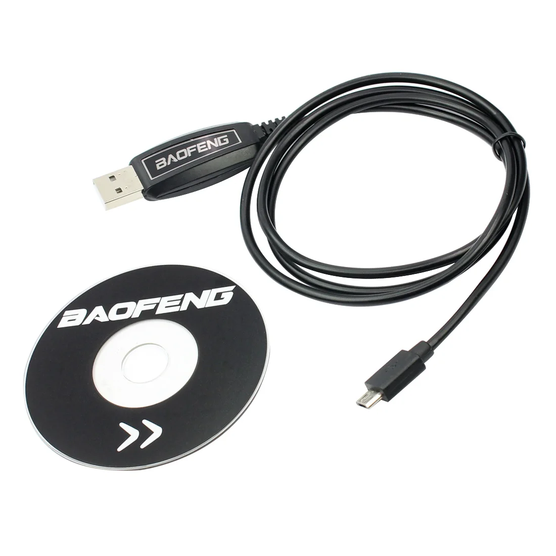 Аксессуары для рации BAOFENG BF T1 кабель USB программирования и CD прошивки мини BaoFeng