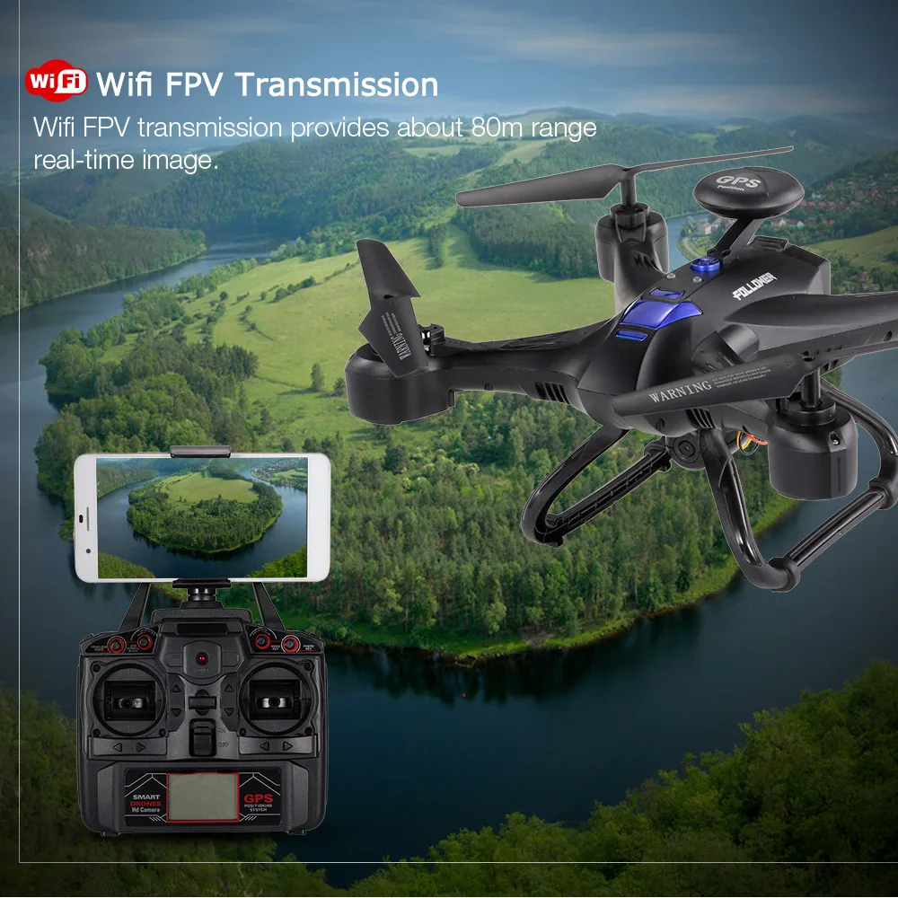 5 8G FPV Квадрокоптер X191 2 4G 4CH 2.0MP HD камера дроны GPS RTH высота удержания