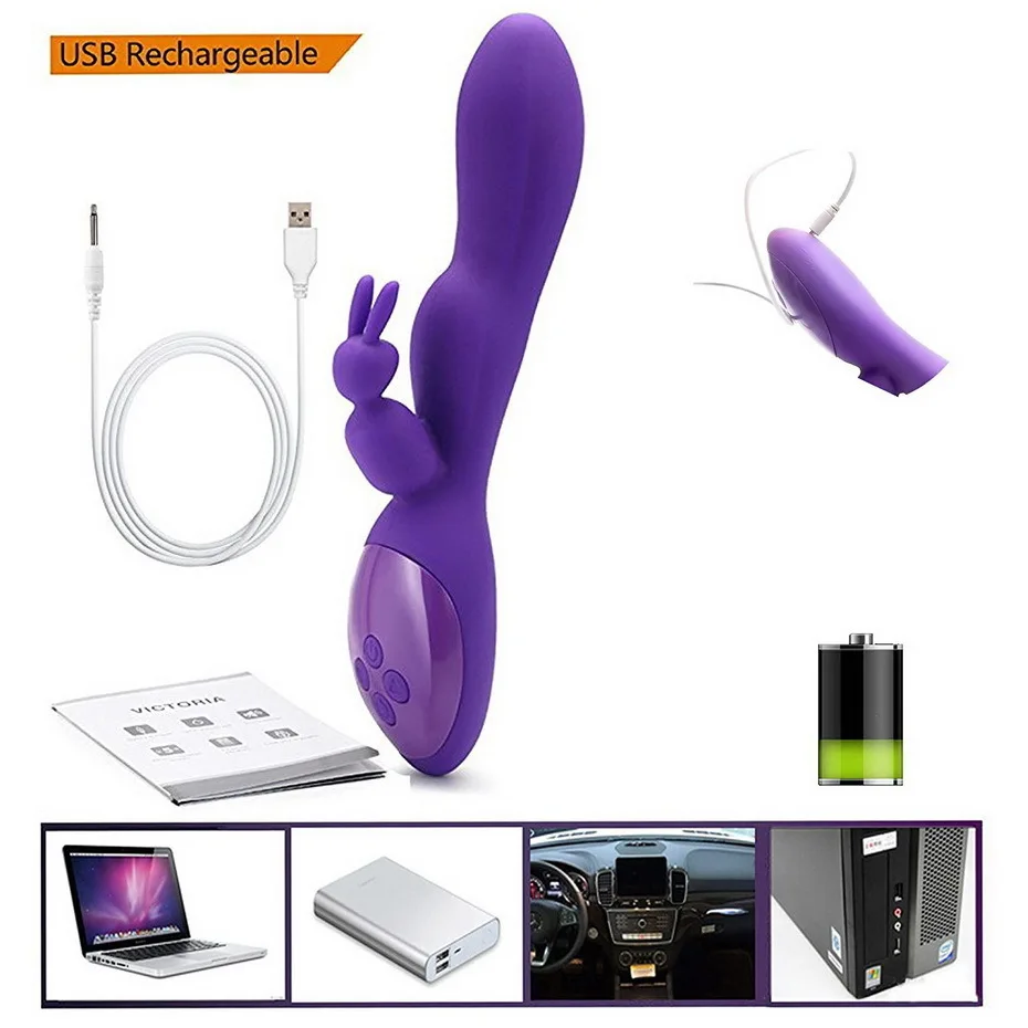 Женский Вибратор-Кролик для массажа точки G 12 Скоростей | Красота и здоровье