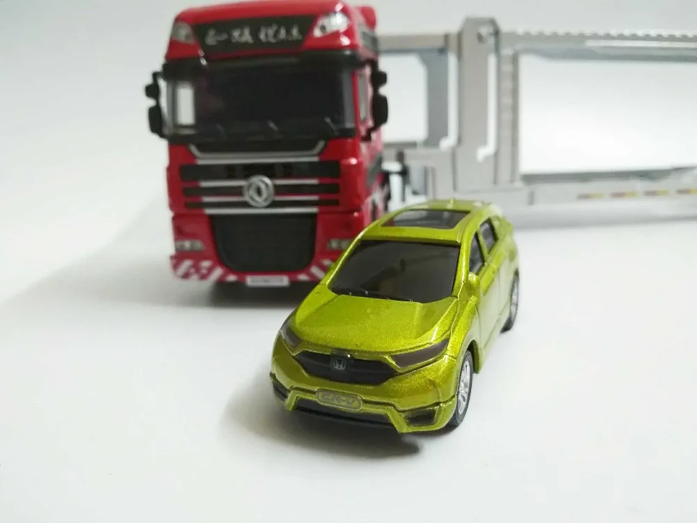 1:50 литая модель для набора 9 Honda 15-летия(Dongfeng грузовик, CRV, XRV, URV, CIVIC, Jade, Spirior и т. Д.) игрушечный автомобиль из сплава