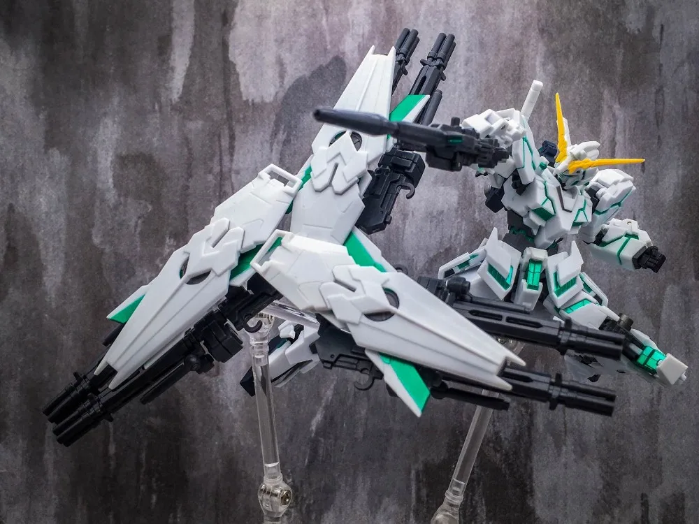 Baofeng модель Робот Духи RX-0 Единорог меха 3 щиты Воронка Gundam Готовая модель DB018