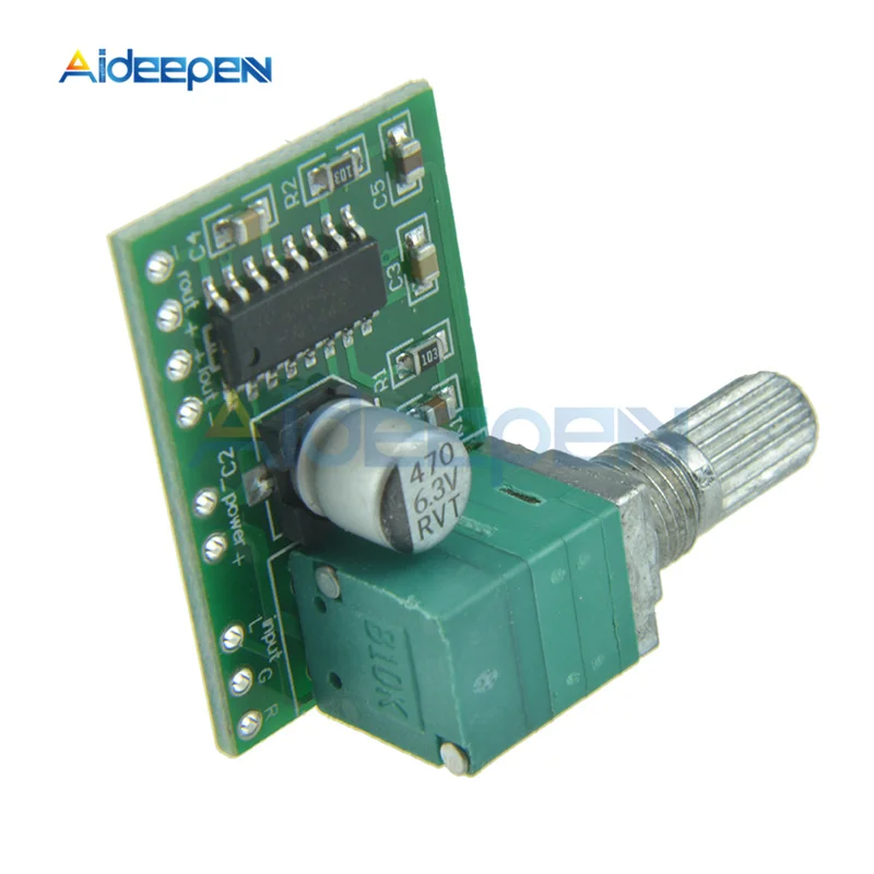 Mini PAM8403 5V USB цифровой усилитель мощности аудио Плата 2 канала 2*3 Вт регулятор