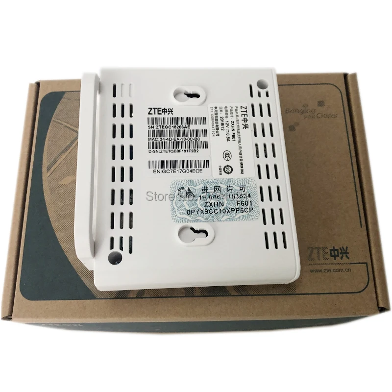zte ZXA10 F601 GPON ONU ONT FTTH SFU режим маршрутизатора FTTO с 1GE портом такая же функция, как F401 F660 F612W F612