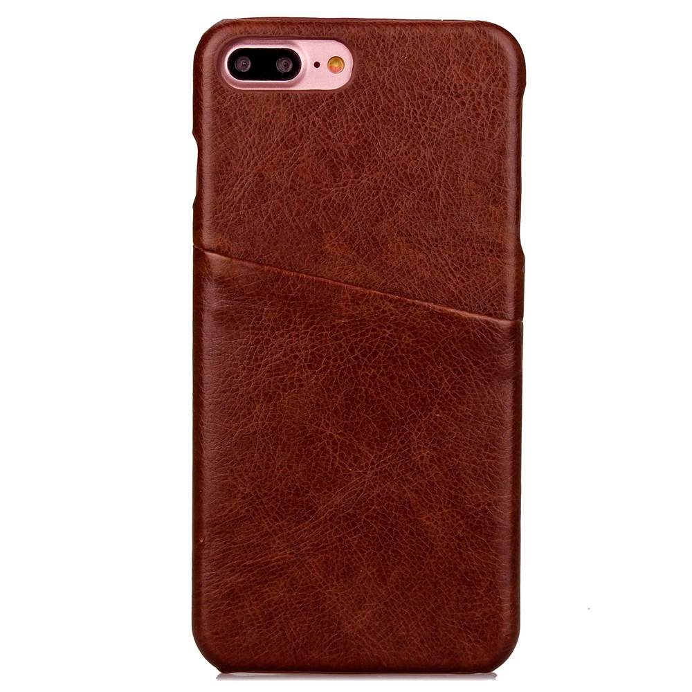 Слоты Для карты Fundas Apple iPhone 7 Plus Случае сотовый Телефон Крышка ТПУ ИСКУССТВЕННАЯ