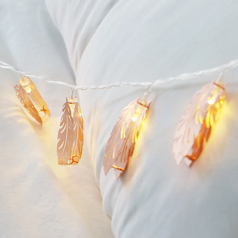 СВЕТОДИОДНАЯ Гирлянда в виде железных листьев 1 5 м|string solar lights|iron solarlight string |
