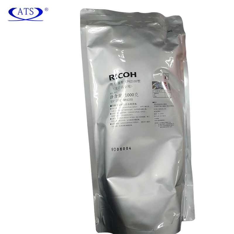Оригинальный 1 кг черный тонер порошок для Ricoh CP6210D MP 7001 8001 1350 6502 907 копир запасные