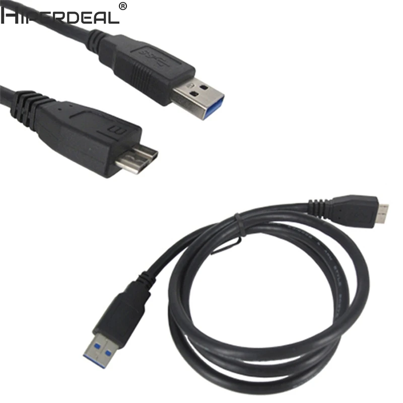 Кабель HIPERDEAL 6 футов Супер Скоростной USB 3 0 типа папа тип A к Micro B черный|super speed usb|super