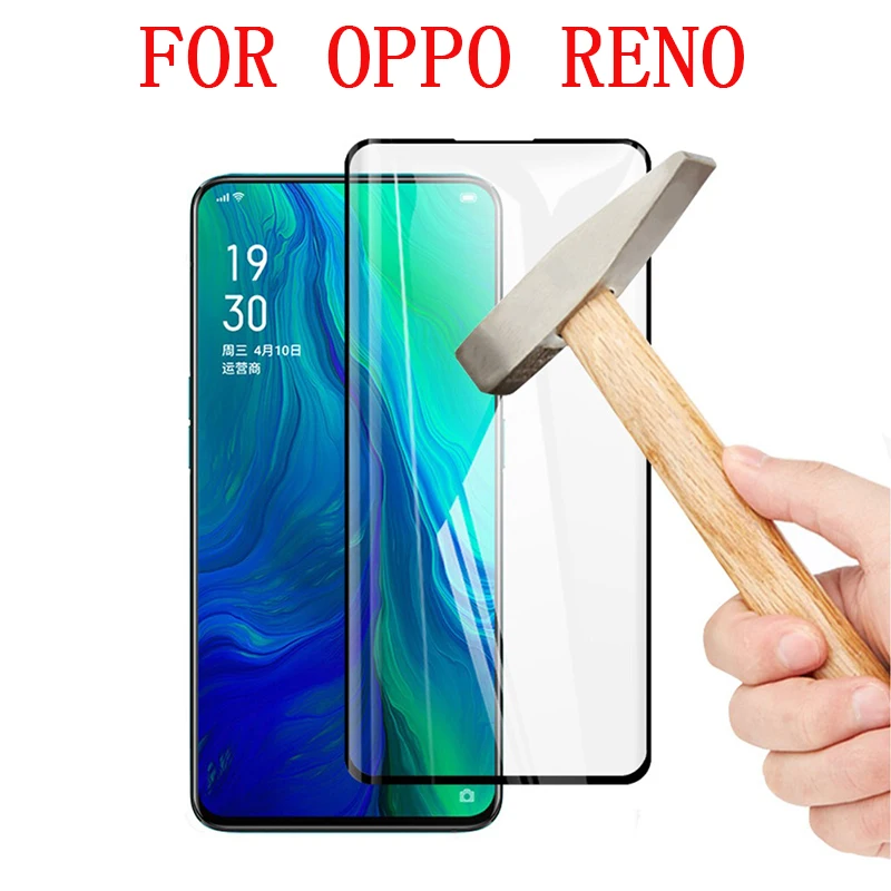 Закаленное стекло с полным покрытием для OPPO Reno 2 шт. защитная пленка экрана