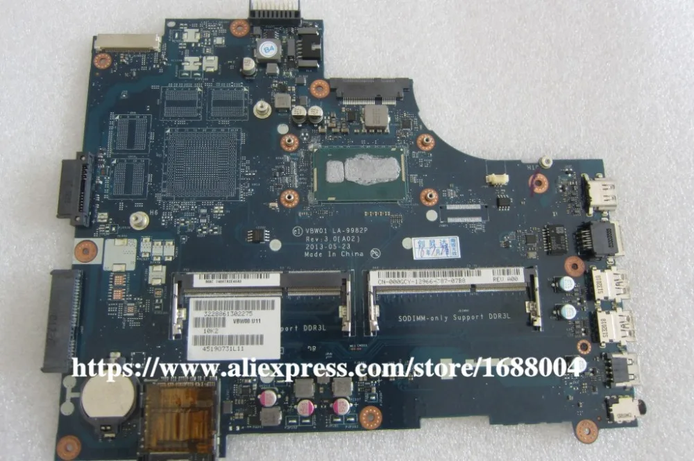 

00GCY 000GCY CN-000GCY VBW01 LA-9982P For motherboard For Dell Inspiron 15R 5537 3537 i5-4200U without graphics card