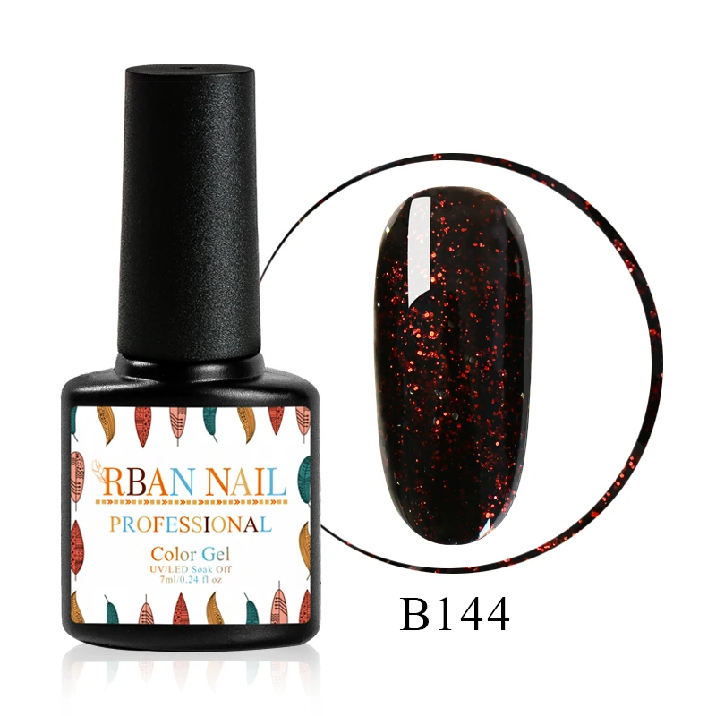 Лазерные блестки RBAN NAIL 7 мл голографические светодиодный лак для ногтей|Гель