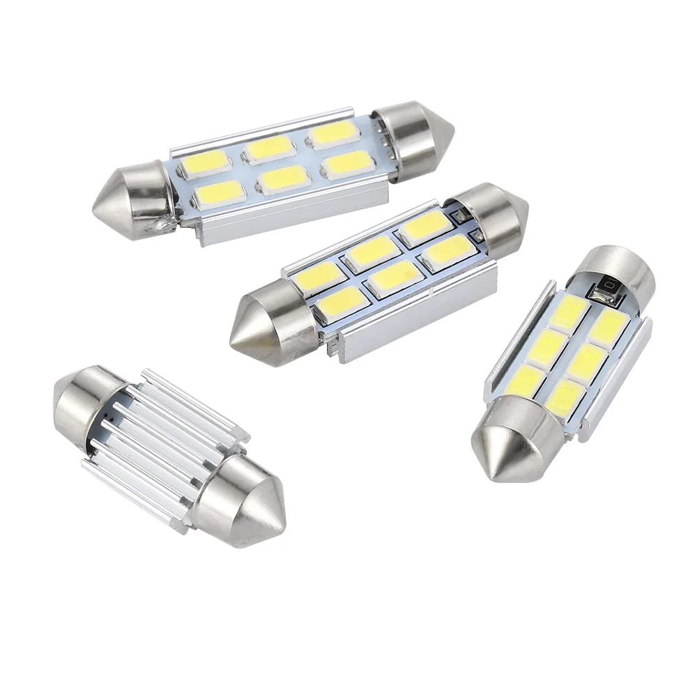 Новая мода Festoon CAN BUS LED error free 5630 5730 6 31 мм 36 39 41 C5W smd Крытый чтения белая лампа