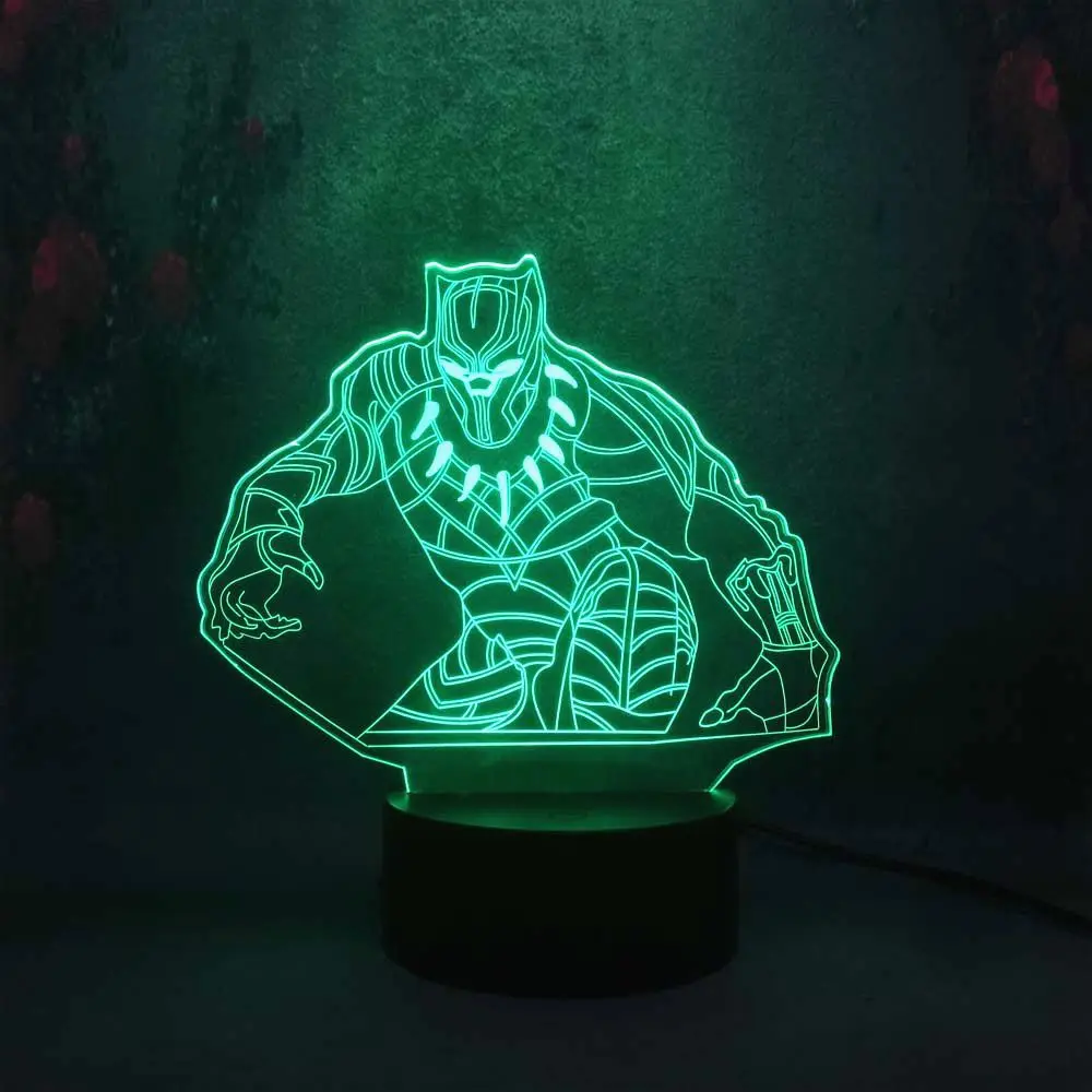 Хит продаж игрушка Marvel moive фигурка Черная пантера Декор настольная Юбилейная