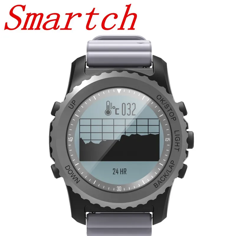 Smartch S968 Bluetooth Смарт-часы IP68 водонепроницаемый поддержка давления воздуха gps