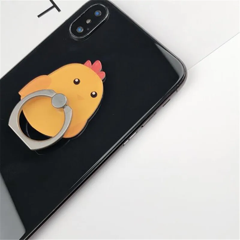 Кольцо-держатель для телефона с мультяшным рисунком курицы автомобильная