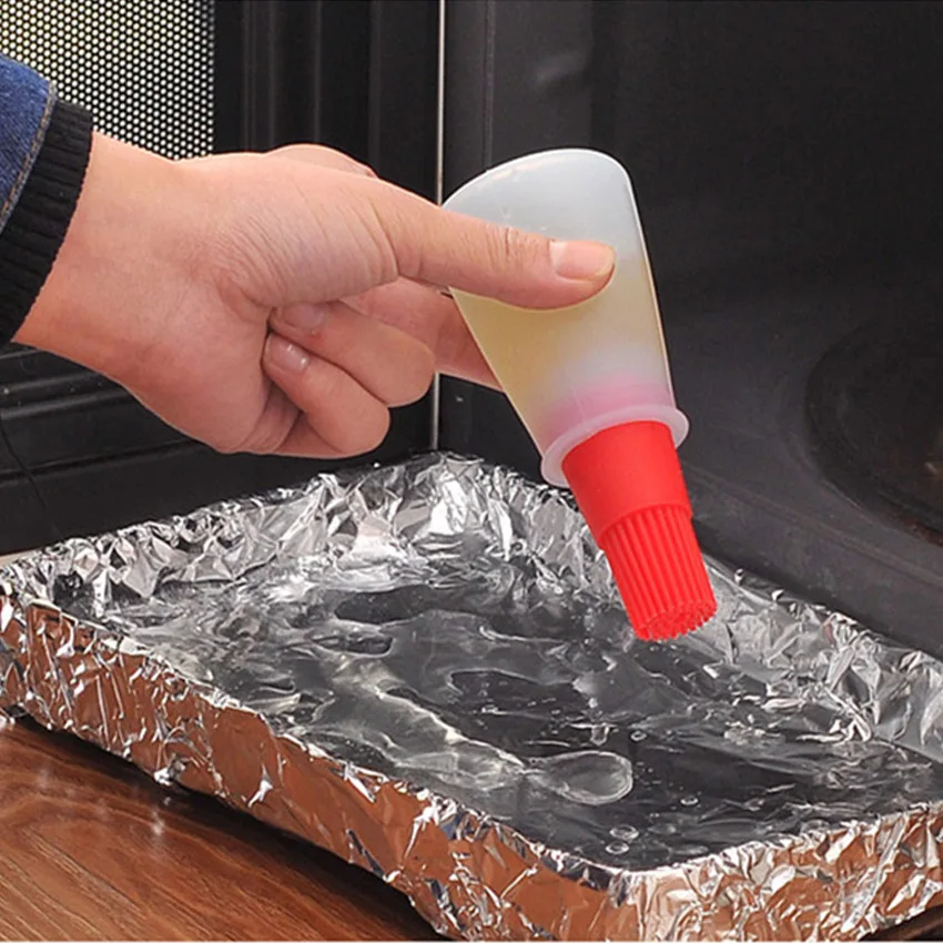 Eco friendly гриль кисточки для бутылок с маслом инструмент к высоким температурам